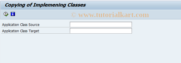 SAP TCode FKKBRFCIMP - BRF: Copy Implementing Classes