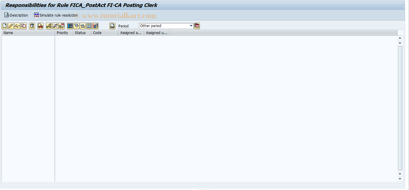 SAP TCode FKKCLERK_CU_BUSACH - Maintain Posting Responsibilities