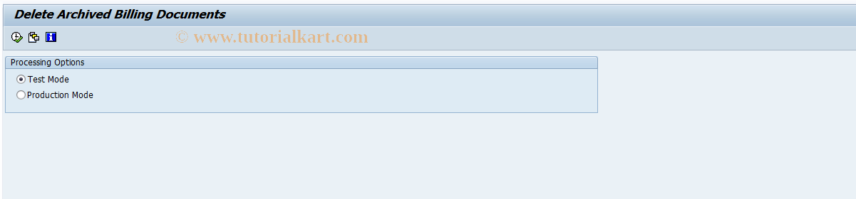 SAP TCode FKKINVBILL_ARCH_DEL - Delete Archived Billing Documents