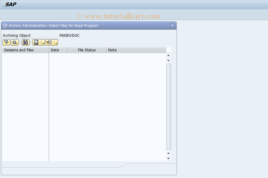SAP TCode FKKINVDOC_ARCH_READ - Display Archived Invoicing Documents