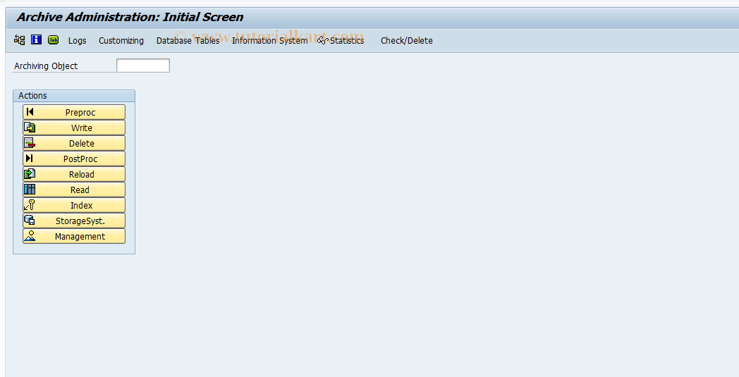 SAP TCode FKK_SARA - Parameter Transaction for TA SARA