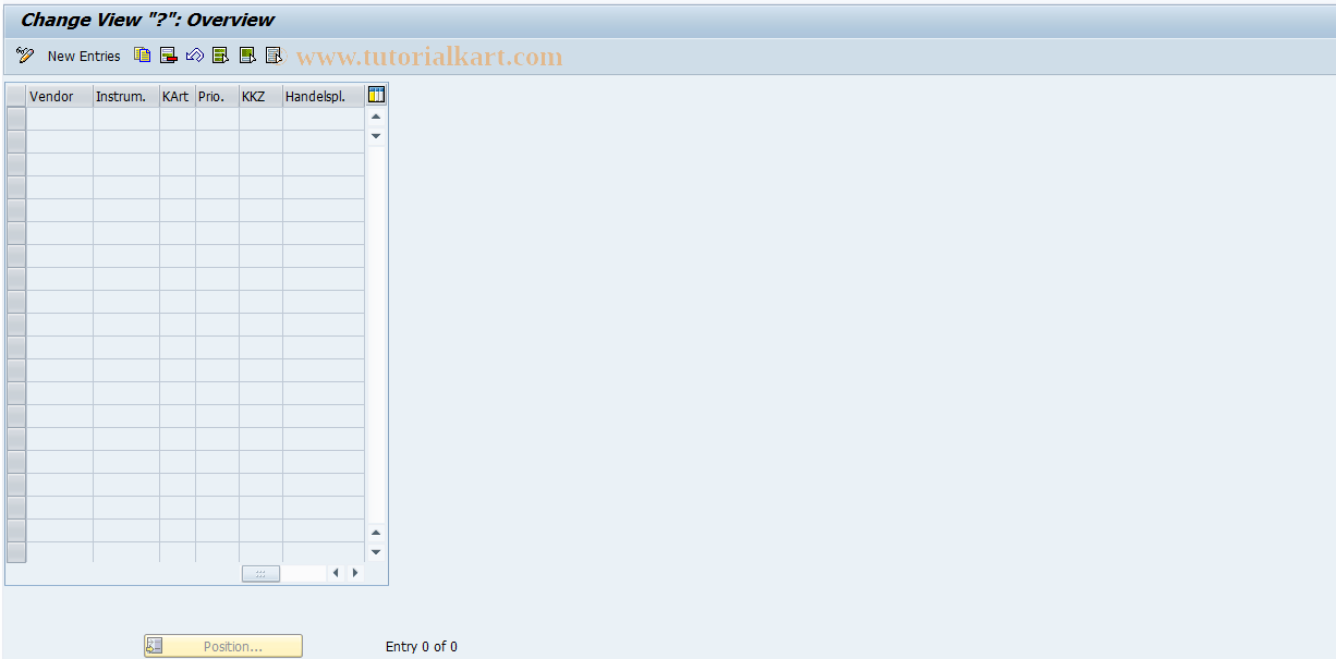 SAP TCode FKR5 - Rate Code Conversion