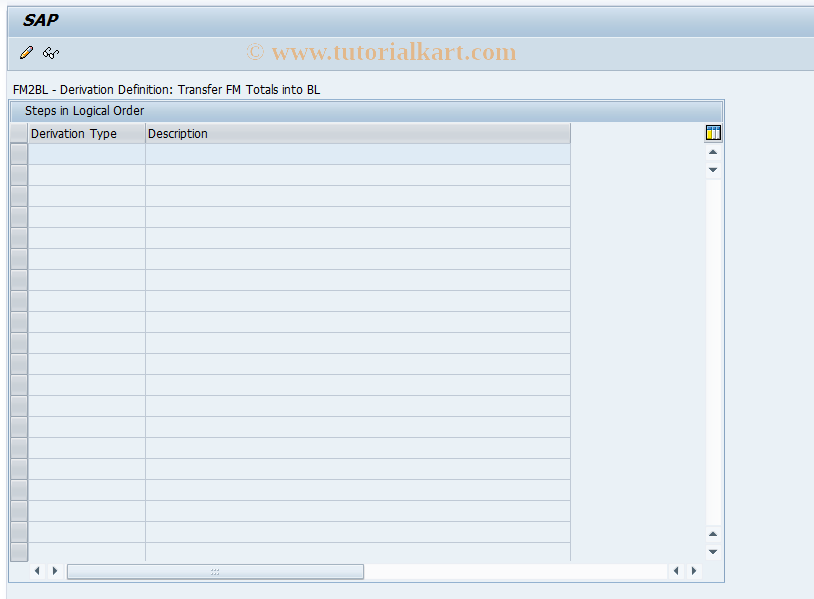 SAP TCode FM2BL_DERIVER1 - CO-PA Rule for FM transfer to FI