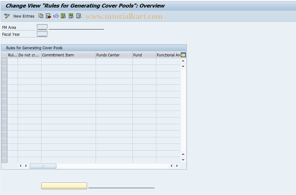 SAP TCode FM7G - Edit rules