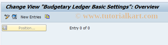 SAP TCode FMBLBASIC - BL Account classification