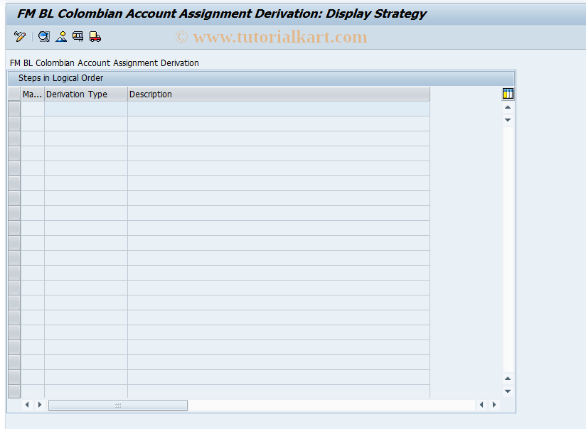 SAP TCode FMBLCOADR - Colombia budgetary ledger derivation