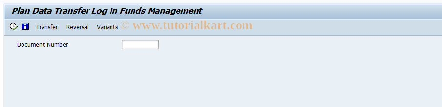 SAP TCode FMBPLOGSHOW - Display Retraction Log