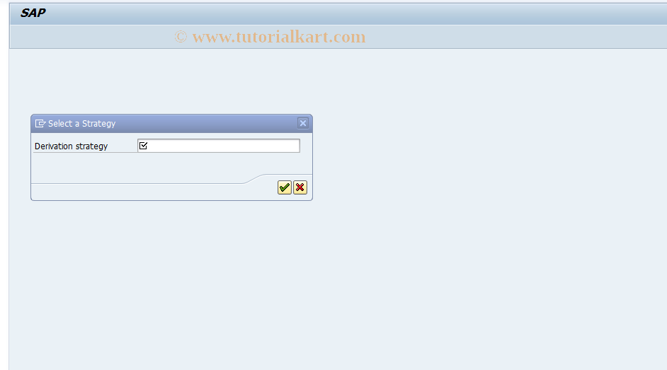 SAP TCode FMBPRRI - Create Derivation Strategy
