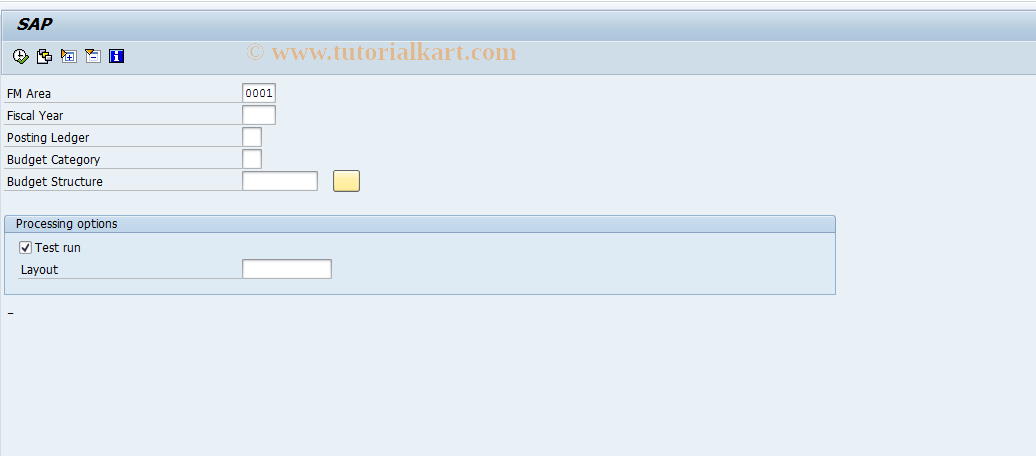 SAP TCode FMBSPO_DEL - Delete posting objects