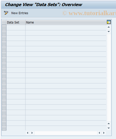 SAP TCode FMBY23 - Budget Period Control: Data Sets