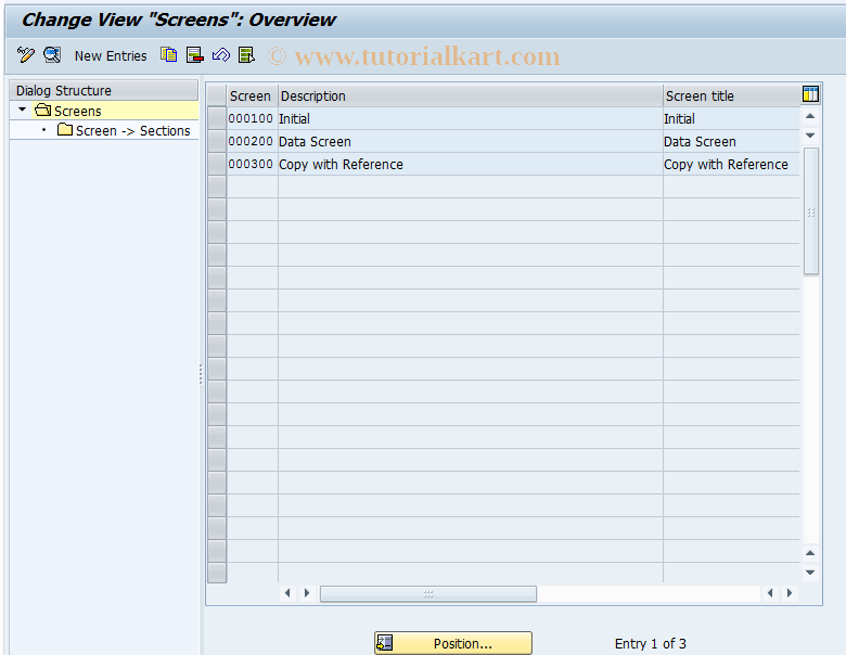 SAP TCode FMBY5 - Budget Period Control: Screens