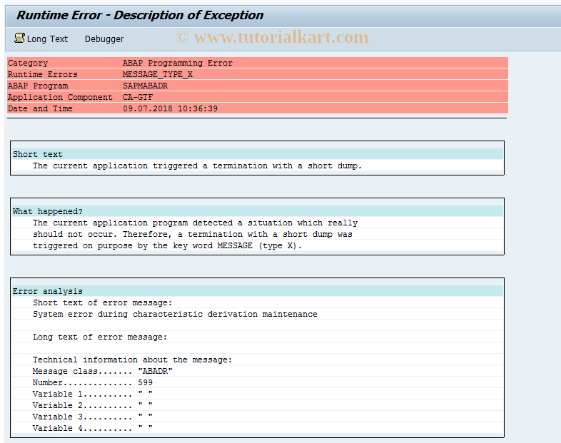 SAP TCode FMCCAVCDERIACTG - Derivation of Activity Group