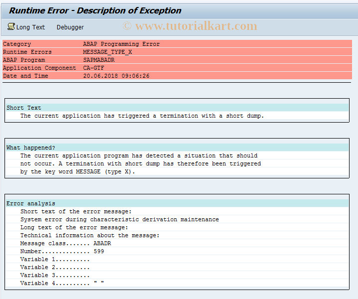 SAP TCode FMCCAVCDERIAOR - CC Derivation control object (ACO)