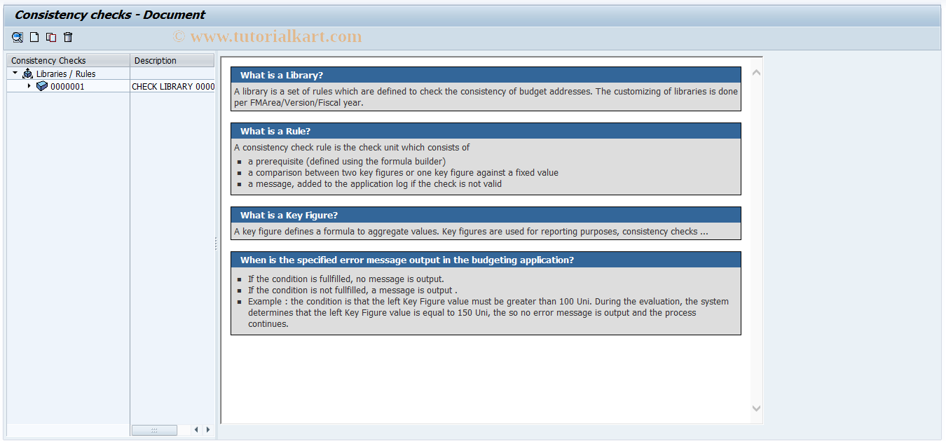 SAP TCode FMCCD - Definition of FM CC - Document based