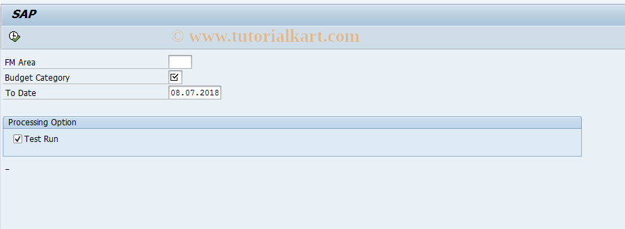 SAP TCode FMEDHISTDEL - Delete history of Entry Document