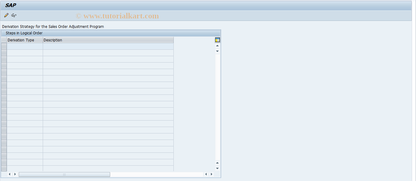 SAP TCode FMFG_SO_ADJ_DERIVER - SO Adjustment Program - Customizing