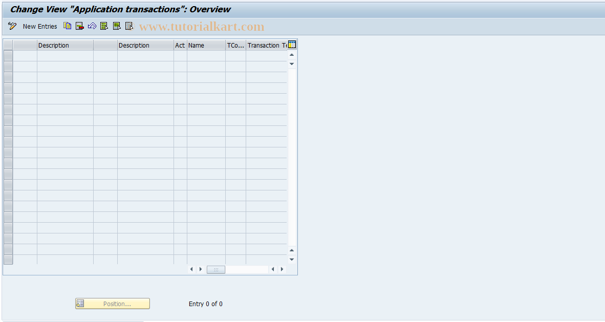 SAP TCode FMME15 - FPC: Application Transaction