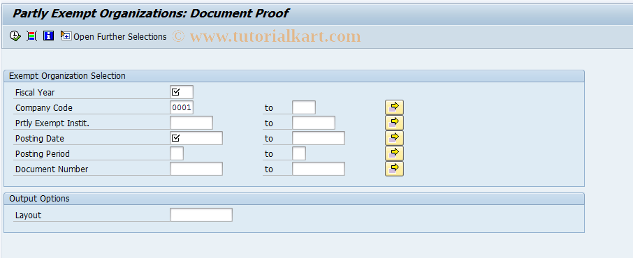 SAP TCode FMPEBTIL - Document Statement