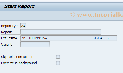 SAP TCode FMRP_3FMB4003 - Budget: Period Display