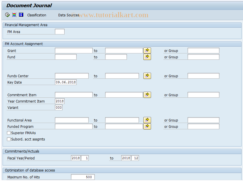 SAP TCode FMRP_RFFMEP1AX - All Postings