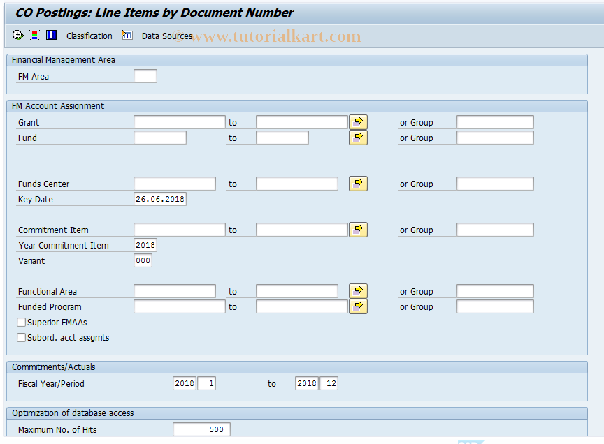 SAP TCode FMRP_RFFMEP1CX - CO Postings