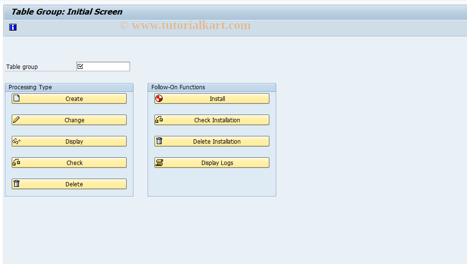 SAP TCode FMSPLIT_TABLE_INST - Maintain FI-SL tables