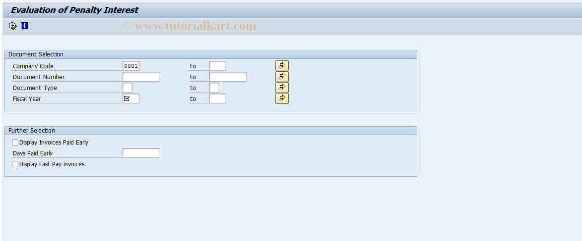 SAP TCode FMST - Statistical report for PPA