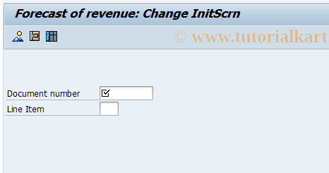 SAP TCode FMV2 - Change Forecast of Revenue