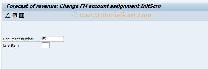 SAP TCode FMV5 - Change FM Account  Asst in Fcst of Rev.