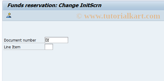 SAP TCode FMX2 - Change Funds Reservation