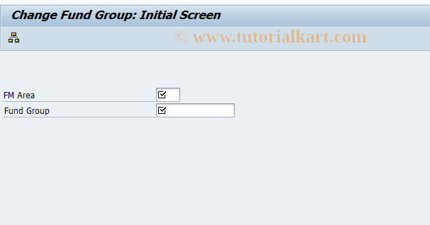 SAP TCode FM_SETS_FUND2 - Change Fund Group