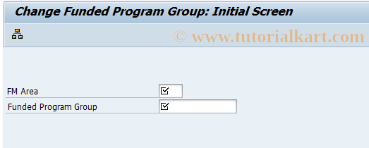 SAP TCode FM_SETS_FUNDPRG2 - Change Funded Program Group