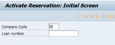 SAP TCode FN24 - Activate borrower's note offer