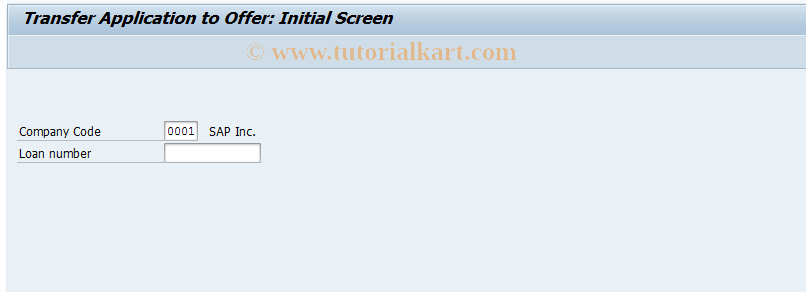 SAP TCode FN34 - Policy interested party in applic.