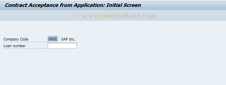 SAP TCode FN35 - Policy interested party in contract