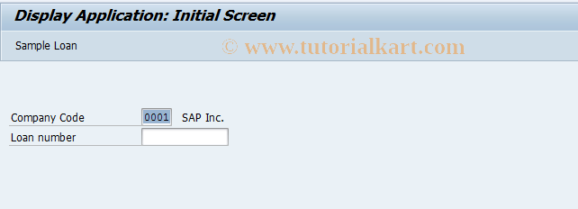 SAP TCode FN42 - Display other loan interested party