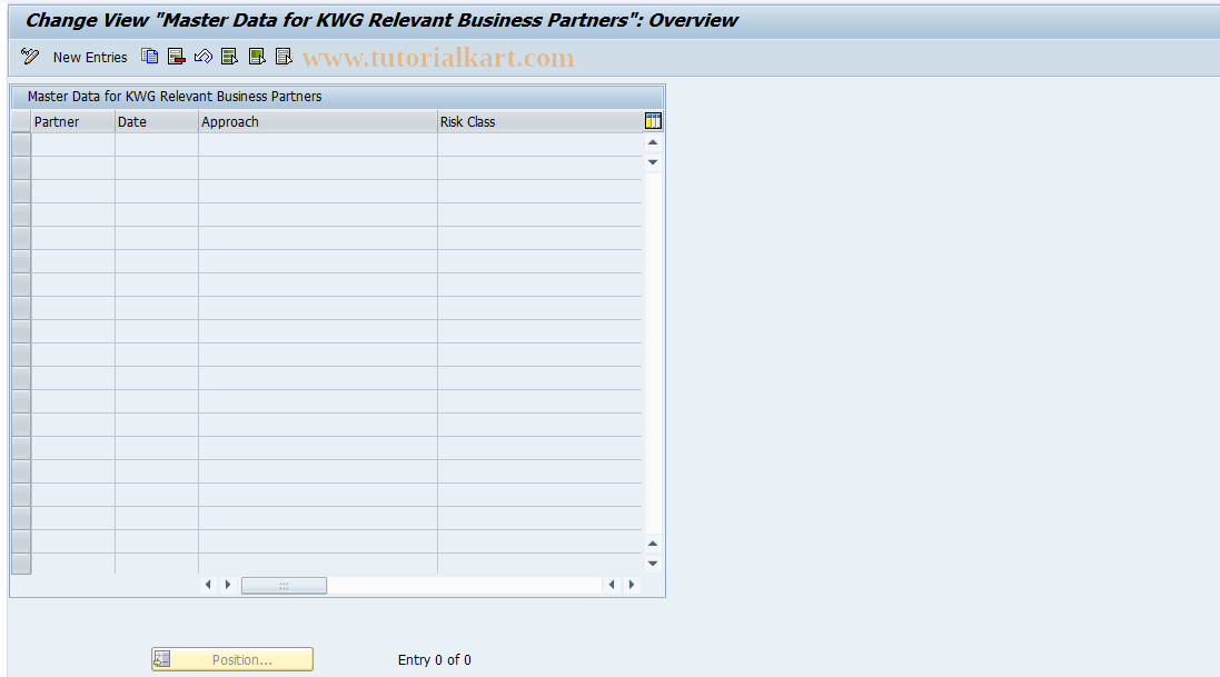 SAP TCode FNKWGRAT - Maintain Debtor Ratings