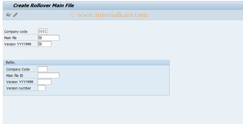 SAP TCode FNL4 - New business