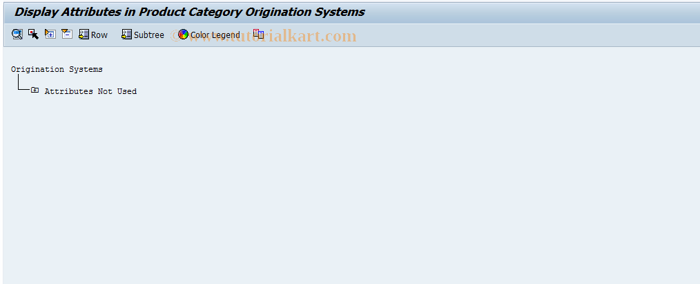 SAP TCode FNLOS_PRODUCT_ATTR_D - Number of Attrib. for Aquisition System