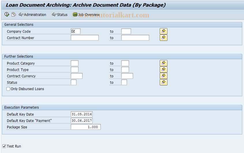SAP TCode FNMULTIARC - Archive Document Data