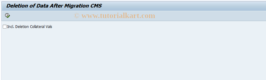 SAP TCode FN_MIG_CMS - Deletion of Data After Migration CMS