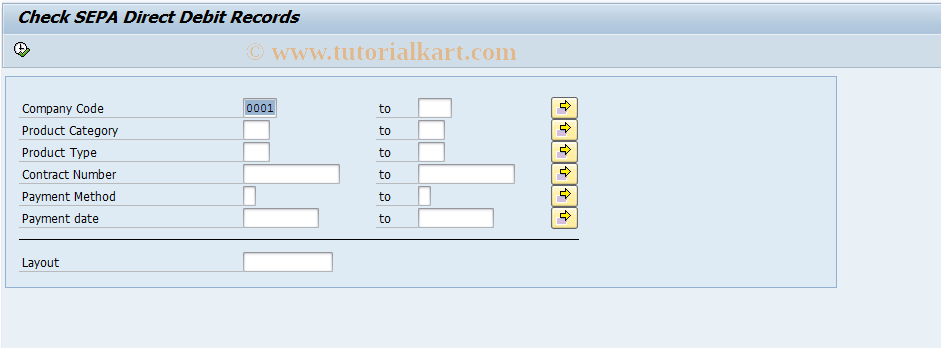 SAP TCode FN_SEPA_DD_CHECK - Check SEPA Direct Debit Records