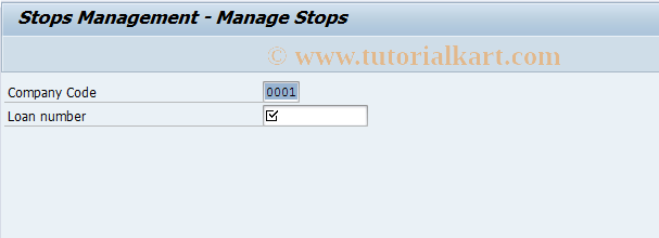 SAP TCode FN_STOP_ADMIN - Manage Stops