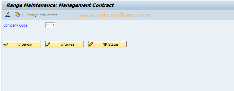 SAP TCode FO6G - Number range maintenance: FVVI_VWVTR