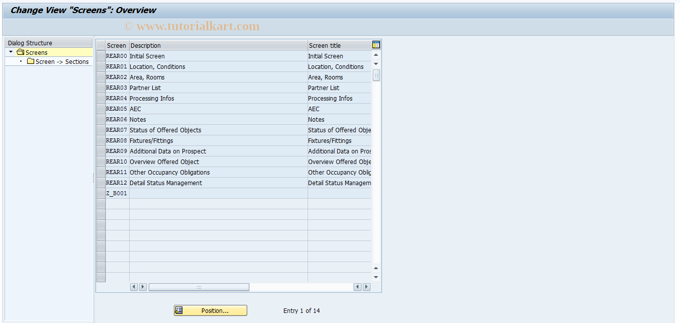 SAP TCode FOAR05 - REAR: Pictures