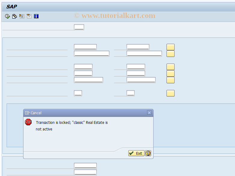 SAP TCode FOAS - Activate RLR Rent Adjustment