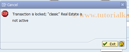 SAP TCode FOAY - Balance List by Real Estate Object