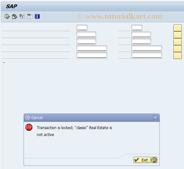 SAP TCode FOG9 - Activate Commercial Lease-Outs