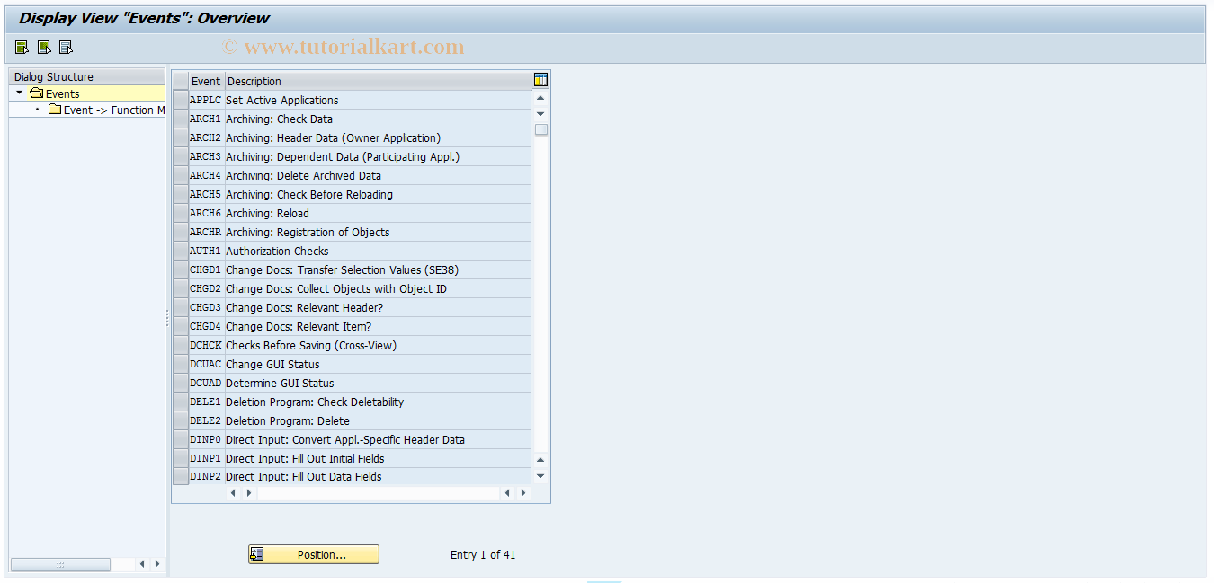 SAP TCode FOI7 - RECN-BDT: Times