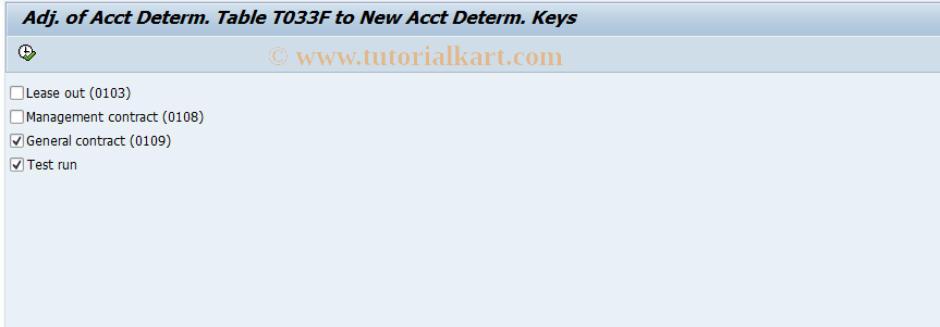 SAP TCode FOJ7 - Correction of T033F Entries